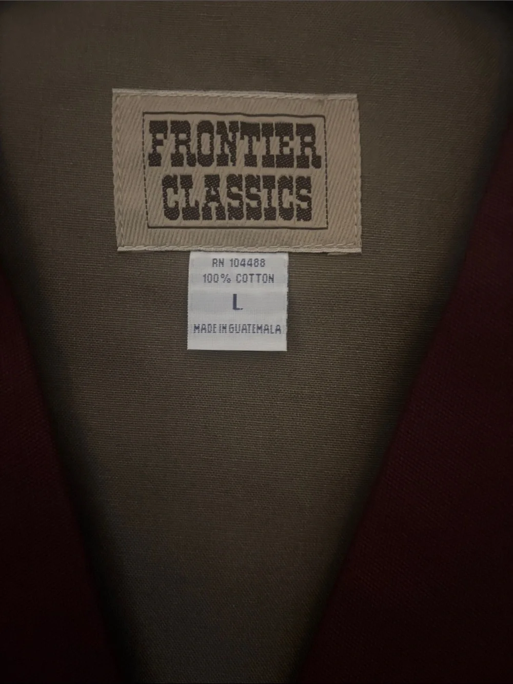 Frontier Classics Men's Maroon Dress Vest